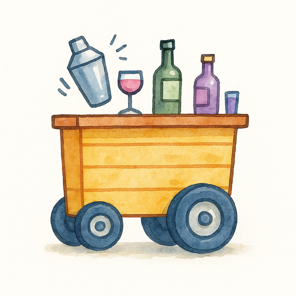 Bar mobile illustration
